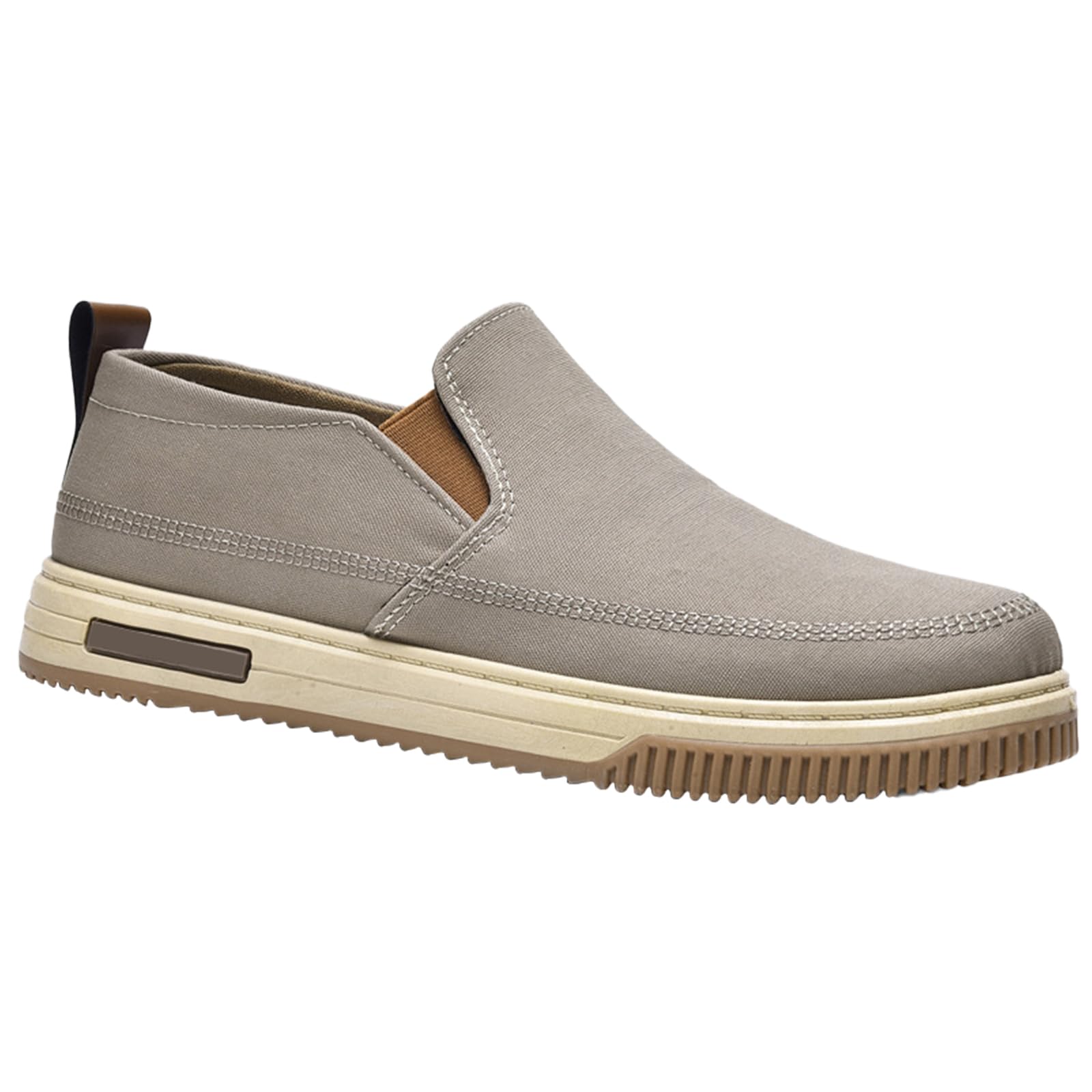 Scarpa Uomo per Fascite Plantare Scarpe Slip on Pianta Larga Sneaker Casual Senza Lacci Sneakers da Passeggio Ortopediche comode,Marrone,45 EU