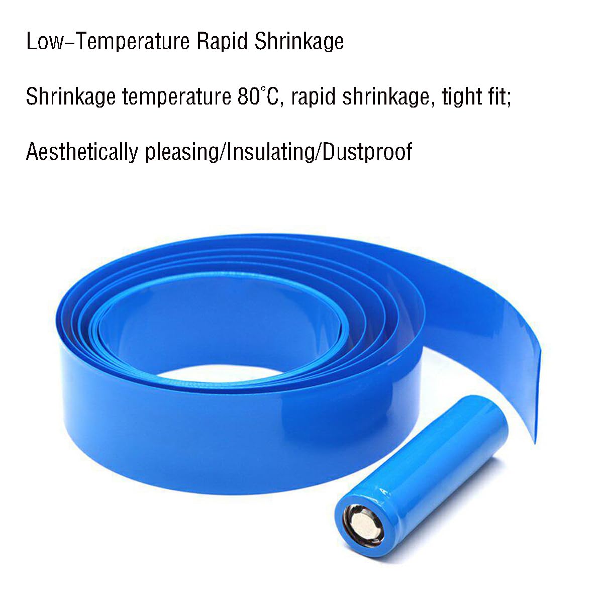 Rurki termokurczliwe z PCW, elektronika, trwała ochronna rurka termokurczliwa do elektroniki (6 cm x 4 metry)