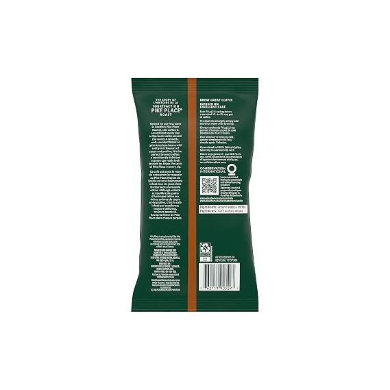 Starbucks 11018197 Coffee Pike Place 2.5oz 18/Box
