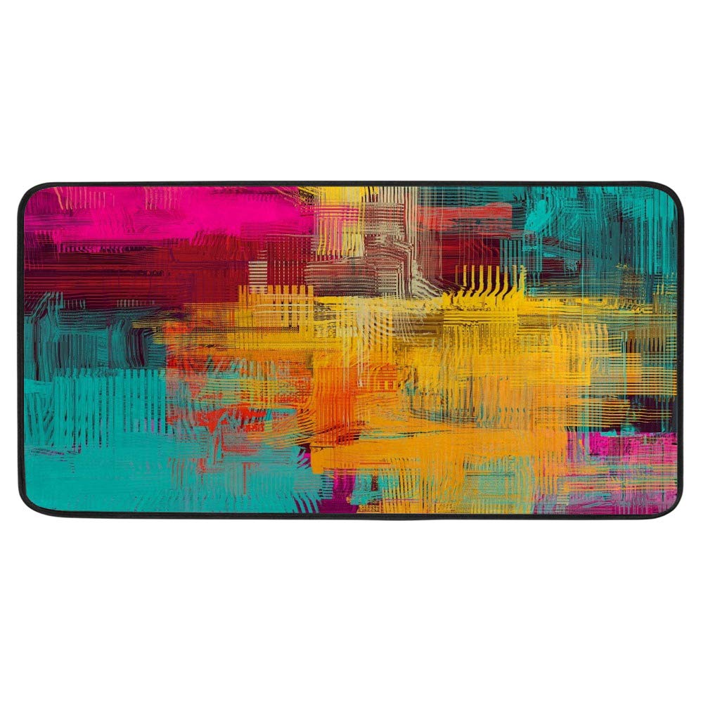 Tapis de cuisine anti-fatigue épais et imperméable pour soulager le dos