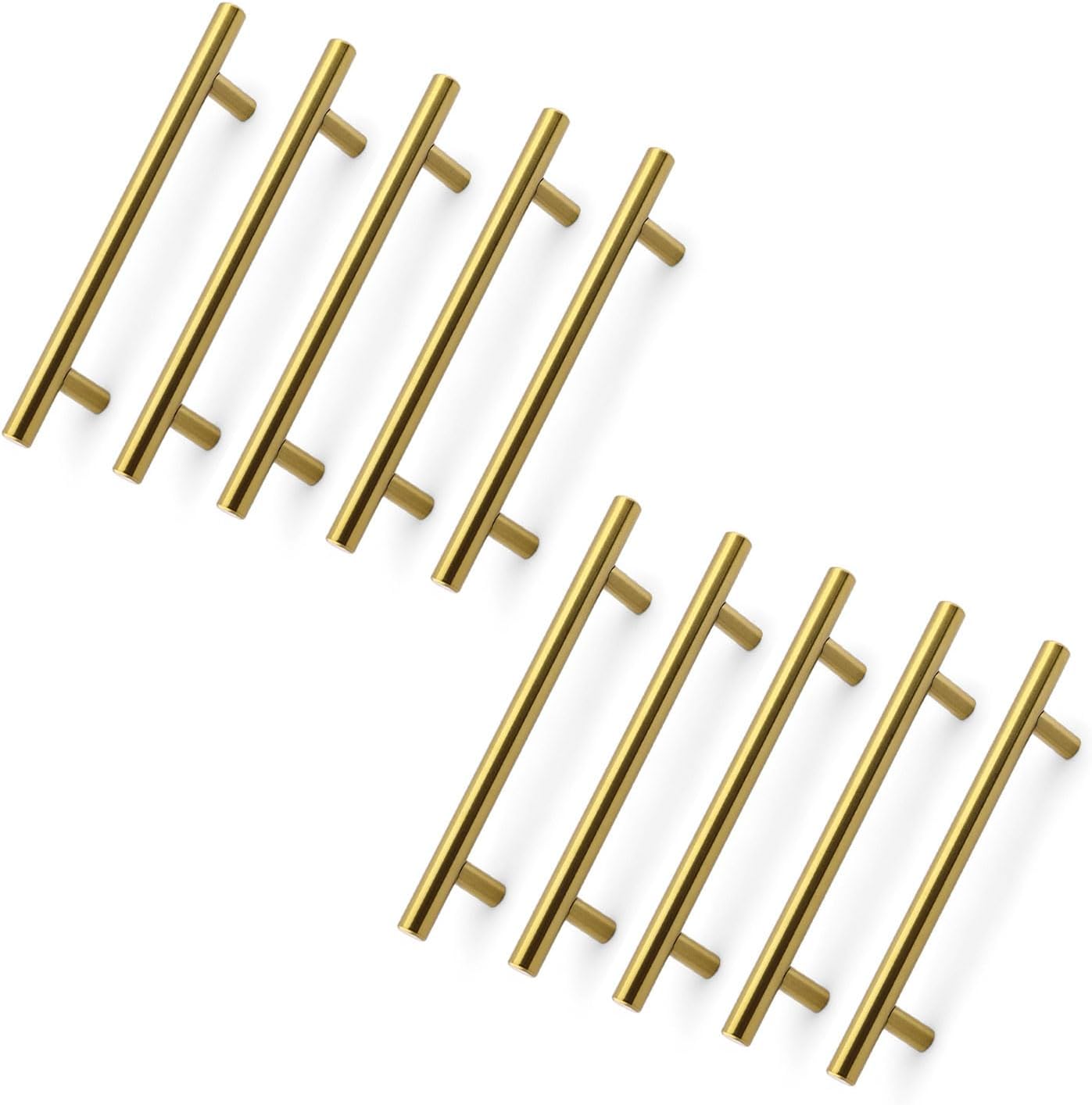 Alteta 10 ADET Gold Altın 160 mm Metal Mobilya Kulp Mutfak Çekmece Dolap Dolabı Kapak Kulpları Kulbu