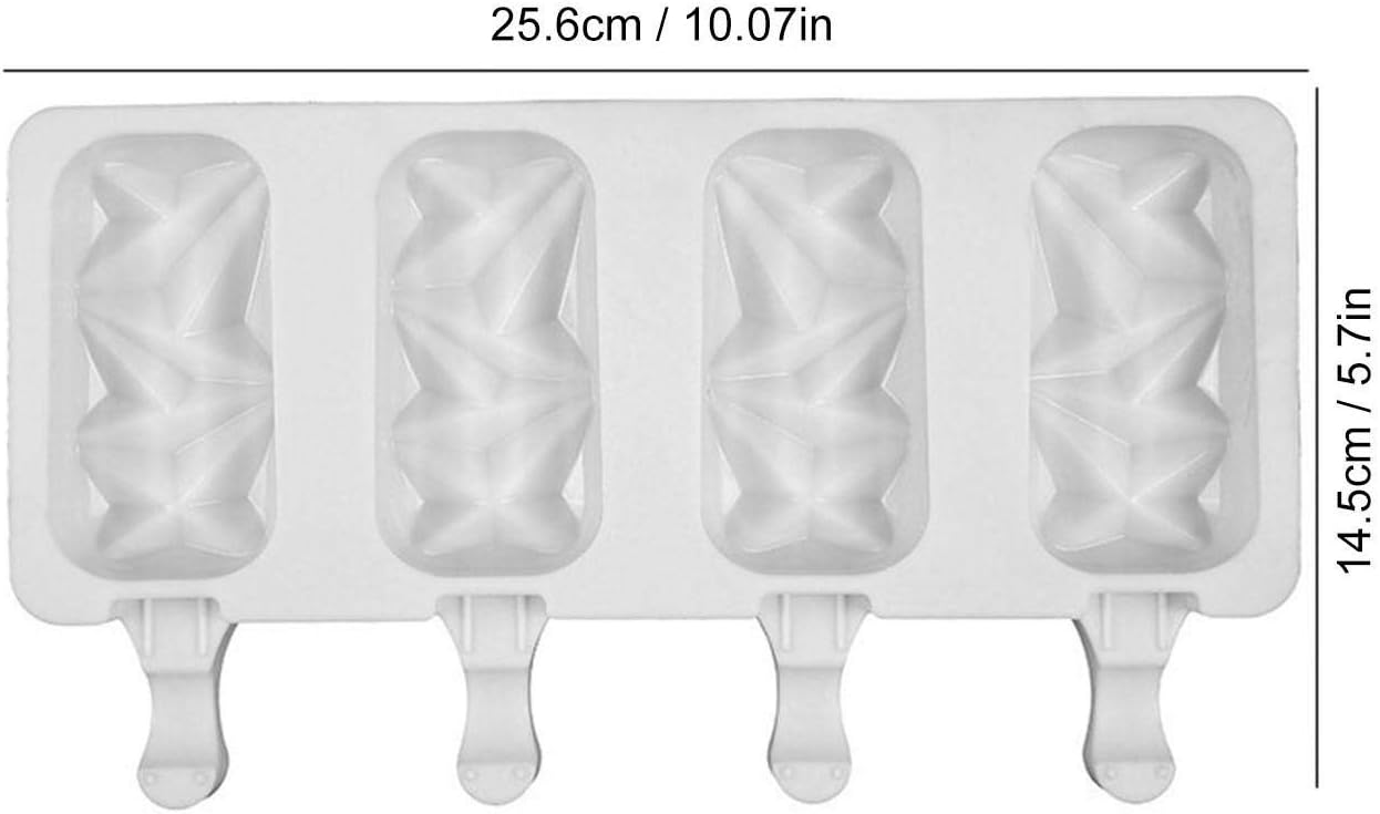 Waroomss DIY homemade ice cream mold, household silicone with lid cartoon handmade ice cream