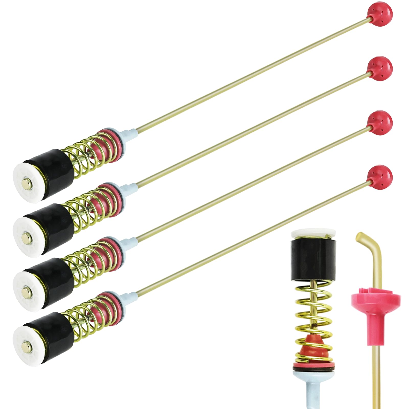 Upgraded DC97-16350U DC97-16350S DC97-16350T WA50R5200AW/US WA50R5400AV/US Washer Suspension Rods for Samsung WA45T3200AW/A4 WA45N3050AW/A4 WA50R5400AW/US WA45T3400AP/A4 WA45T3400AV/A4 WA50T5300AC/US