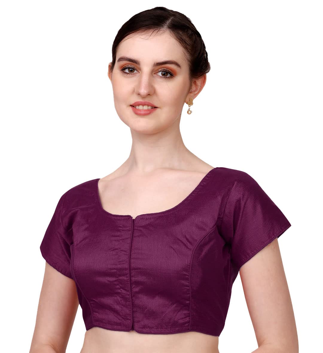 pujia mills Women's Silk Fitted Blouse-picture-16
