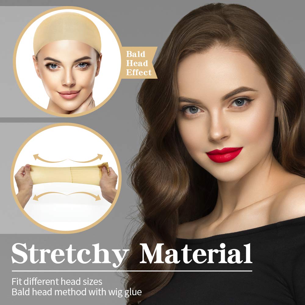Get Special Price Dreamlover Stocking Wig Caps Beige, 10 Pack Exclusive Dreamlover Stocking Wig Caps Beige, 10 Pack