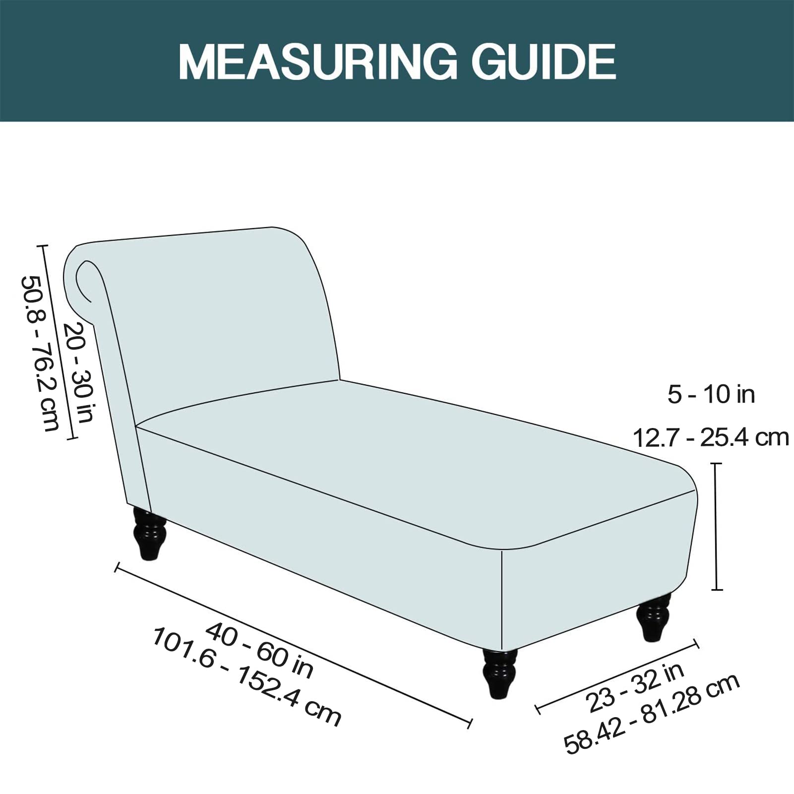 Coprisedile Elasticizzato per Chaise Longue da Soggiorno, coprisedile Senza braccioli, Tessuto Morbido Lavabile in Lavatrice (Beige)