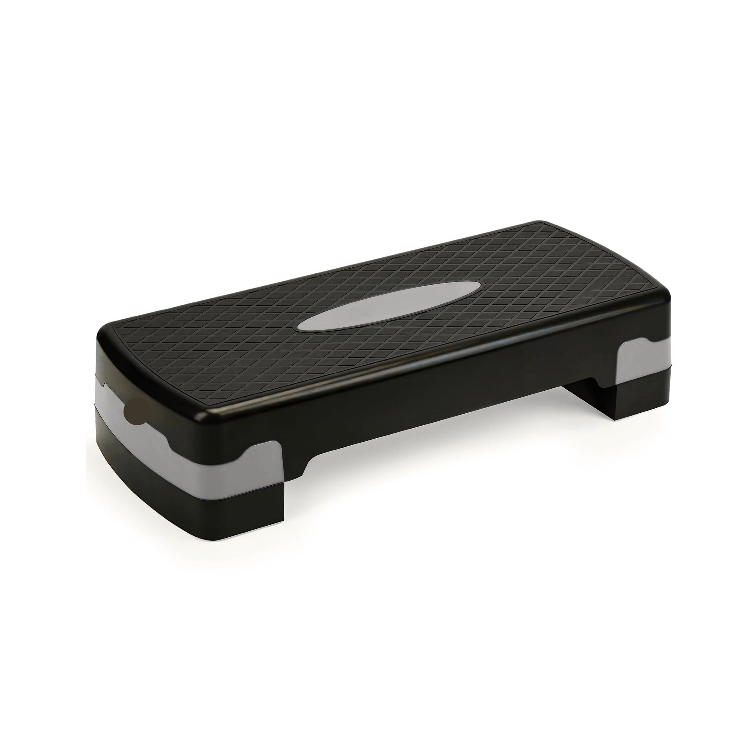 Mapache Double Grip Aerobic Stepper 68cm Grey, Black Glossy Finish | Imported-Style Non-Slip Exercise Step Platform for Cardio, Workout & Home Gym-image-6