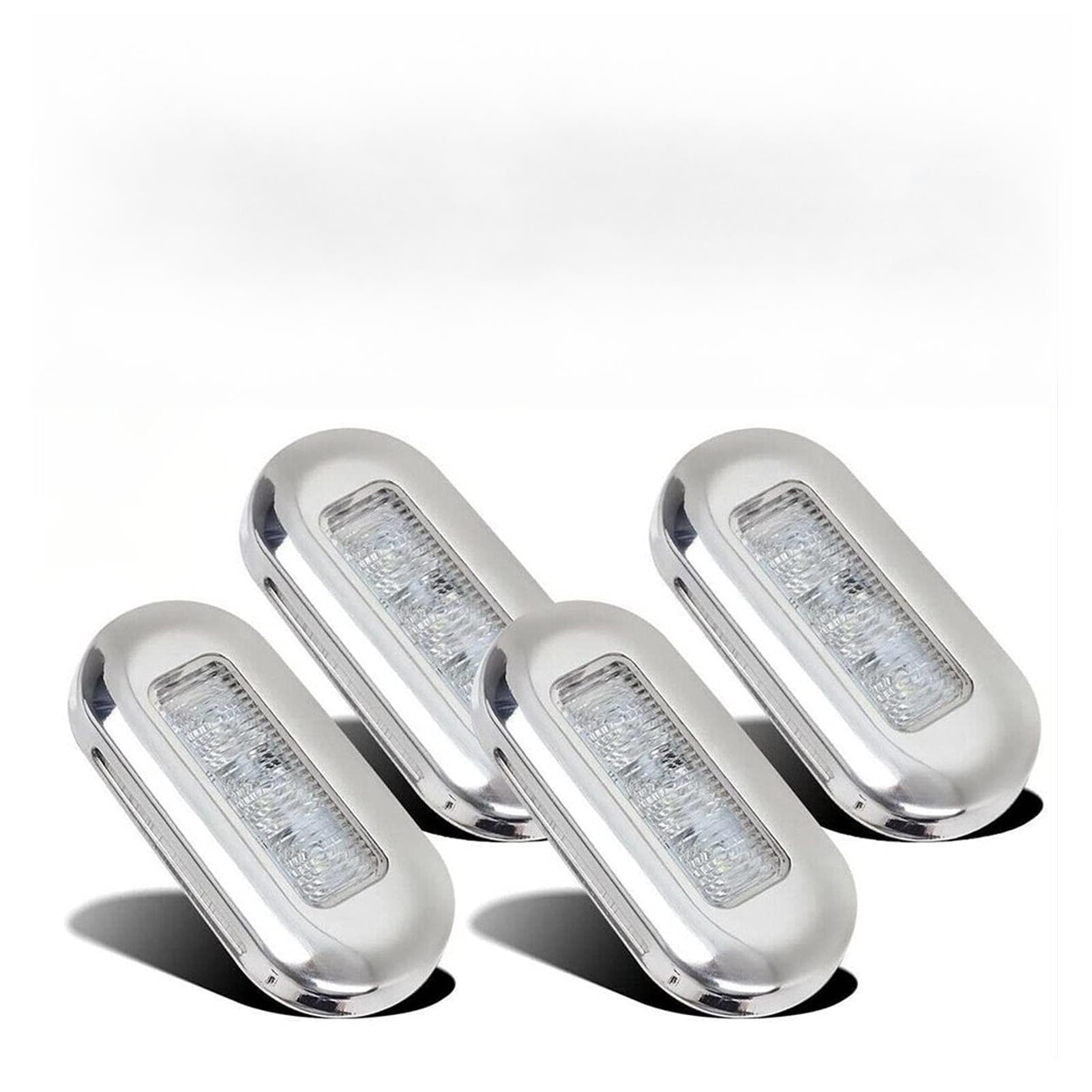 4 pz impermeabile 12V blu LED Light Yacht Marine Boat Bancella for cabina Per la navigazione e la pesca