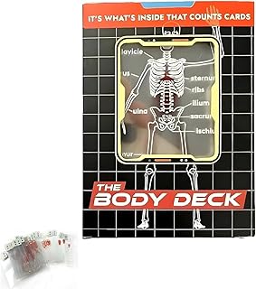 The Body Deck Transparent Anatomy Playing Cards, 3D Educational Card Dec...