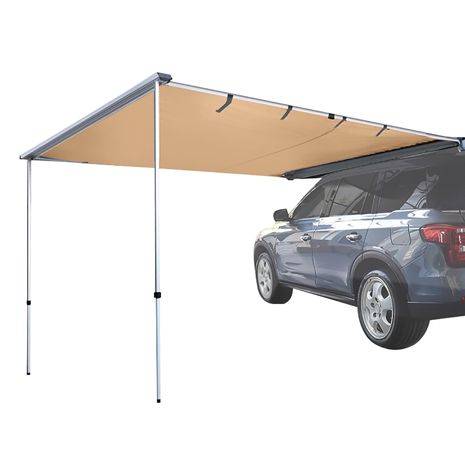 Auvent de camping-car amovible pour créer de l'ombre en plein road-trip