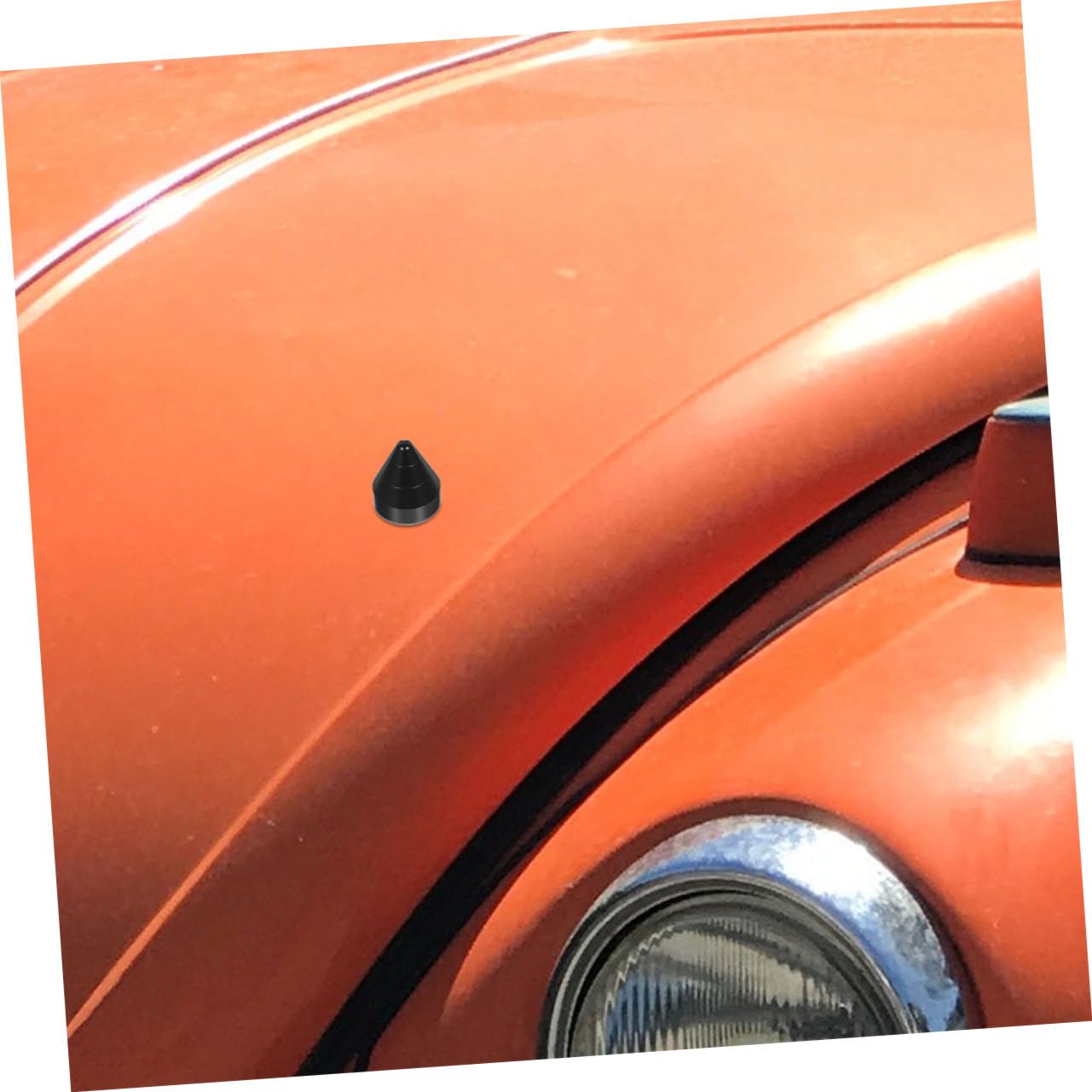6 Pièces Décoration de cône de Queue de Voiture Décoration Automobile Fourniture de Voiture Accessoires extérieurs de Voiture décoration de Pare-Chocs Alliage d'aluminium