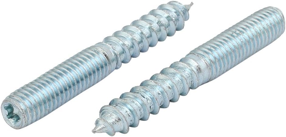 12Pcs M8x60mm Quality Parts Plum Blossom Head Self Tapping Hang Bolt Carbon Steel Model:19as119qo549