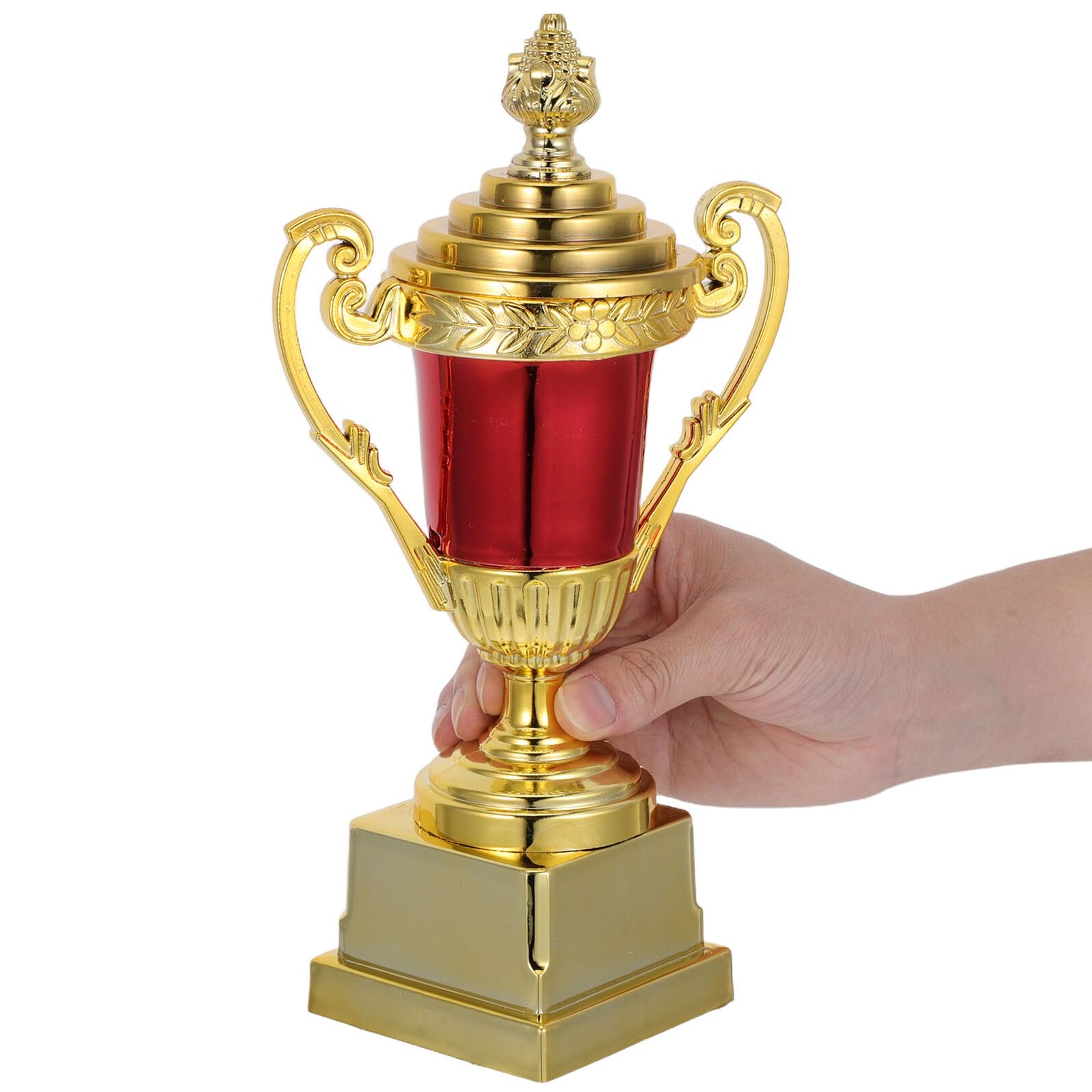Abaodam Coppa Premio in Plastica Piccola per Competizioni Sportive Scolastiche Premio di Squadra Calcio e Lettura Leggero e Resistente per Cerimonie Riutilizzabile