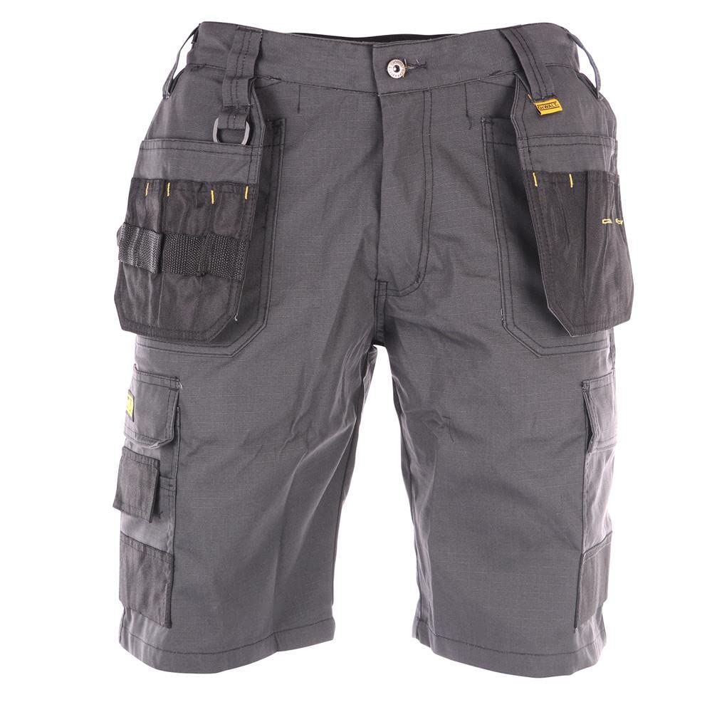 Dewalt Grey Cheverley Ripstop Multi Pocket Work Shorts