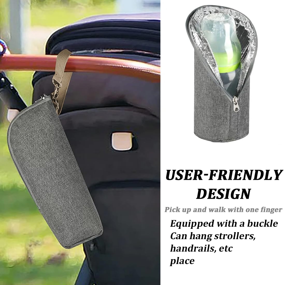 Borsa Isotermica Thermos Portatile Grigio