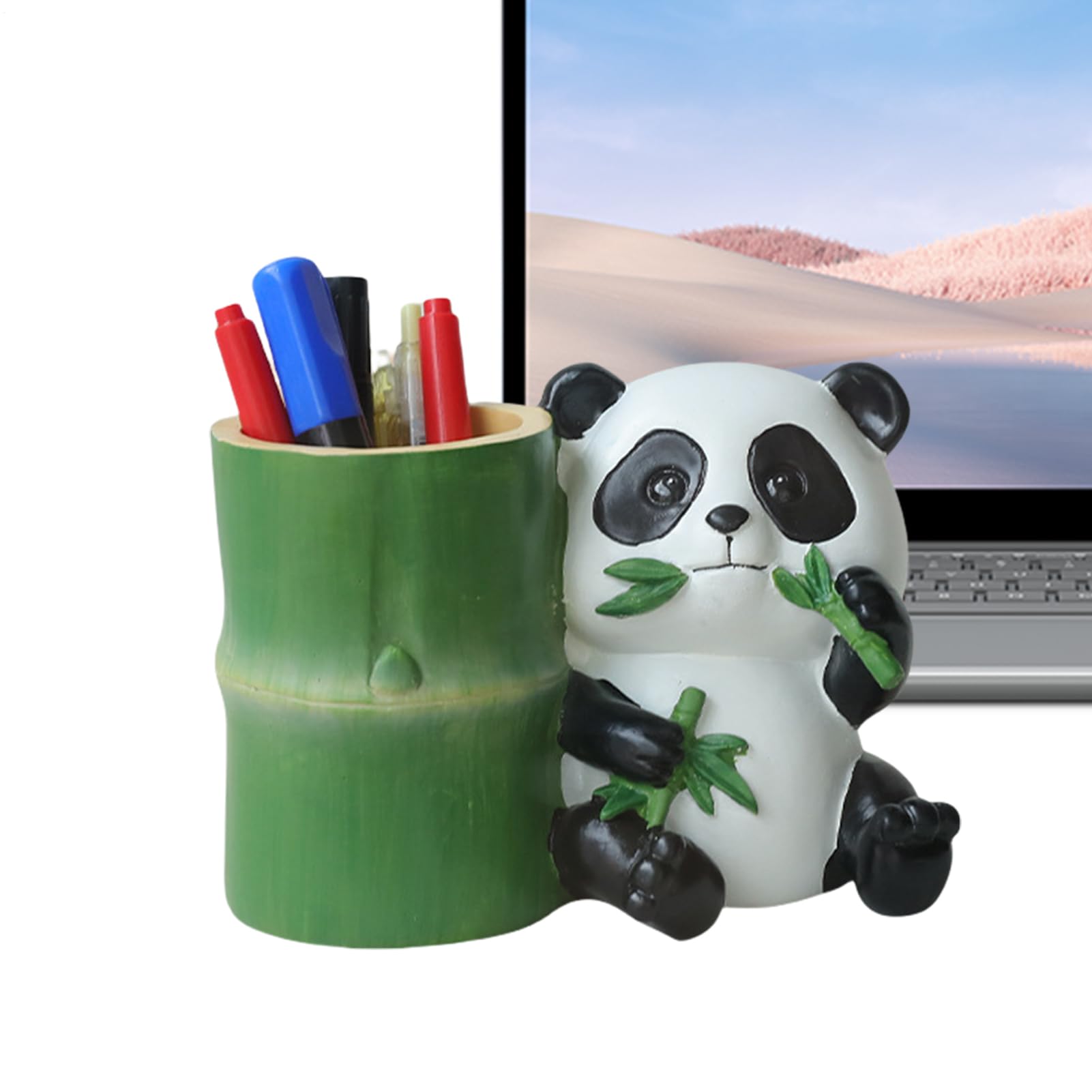 Porte-crayons panda idéal pour ranger la papeterie et les pinceaux