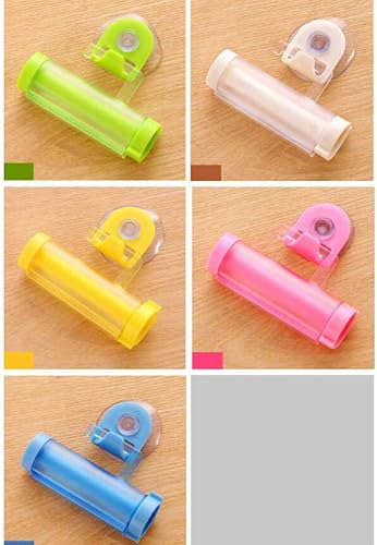 Miniatura 7 de Milisten 5 unids baño pasta de dientes pasta de dientes tubo rodillo montado en la pared pasta de dientes Squeeze Holder para el hogar hotel