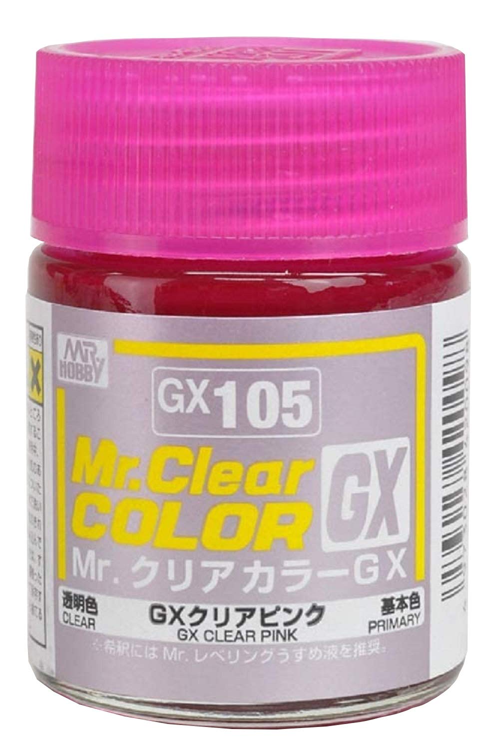 Mr. Hobby GX105 Clear Pink 18ml, Mr. Color GX