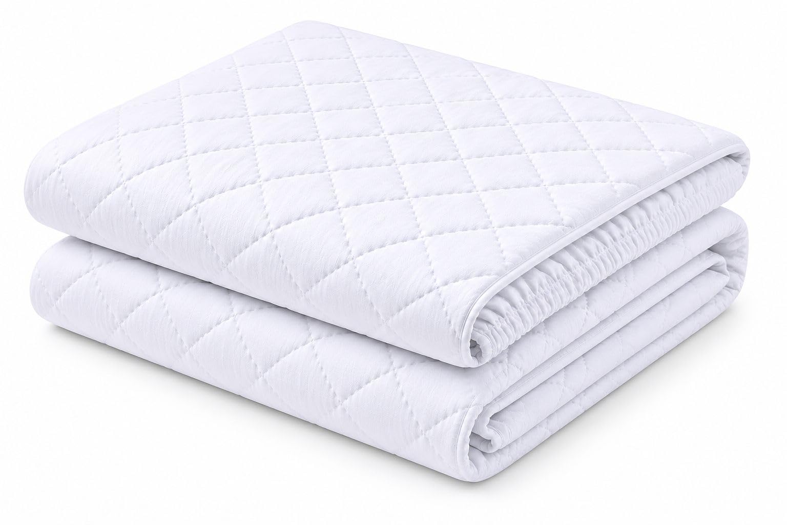 Mattress Protector Waterproof Quilted Microfibre 30cm Deep Fitted Cover (King)