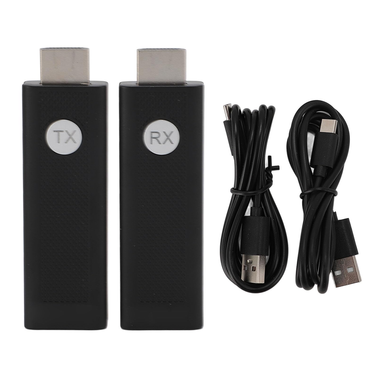 Denash Ricevitore Trasmettitore Proiettore Wireless, Trasmissione Video Ultra Stabile per Terminali con Display a Grande Schermo, Portata 1080P 164 Piedi, Bassa Latenza, Plug and Play