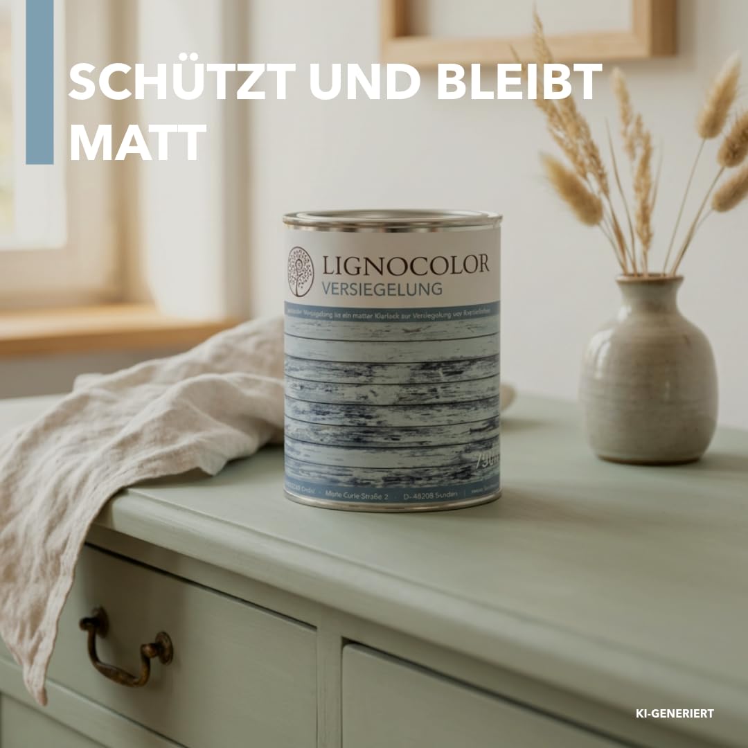 Kreidefarbe Versiegelung matt 750 ml - Ergiebigkeit Auftrag: m²/L