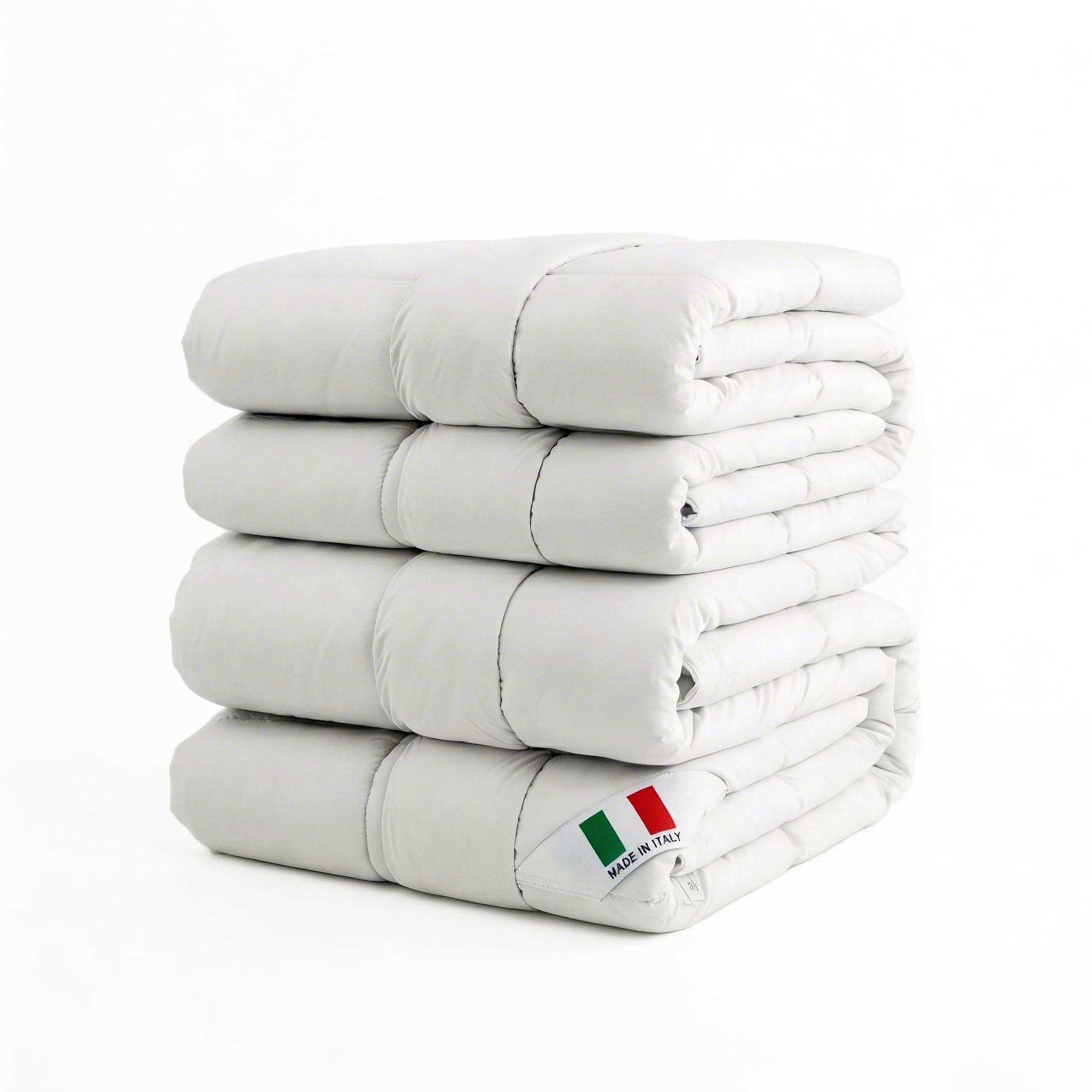 Italian Bed Linen Prestige 4 Seasons Duvet White, Double, 250x200cm