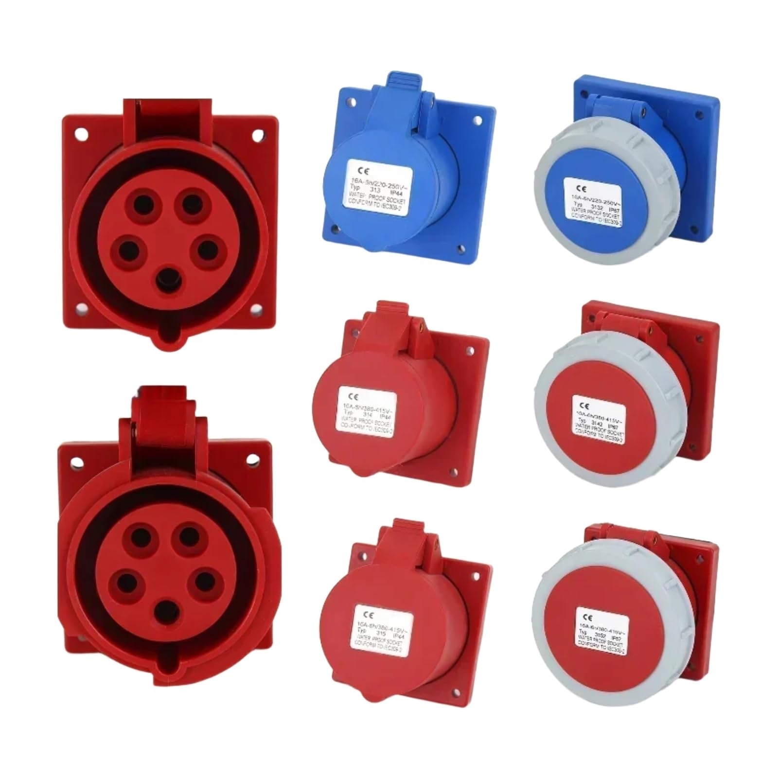 IP44 IP67 Industrielle Stecker und Sockel