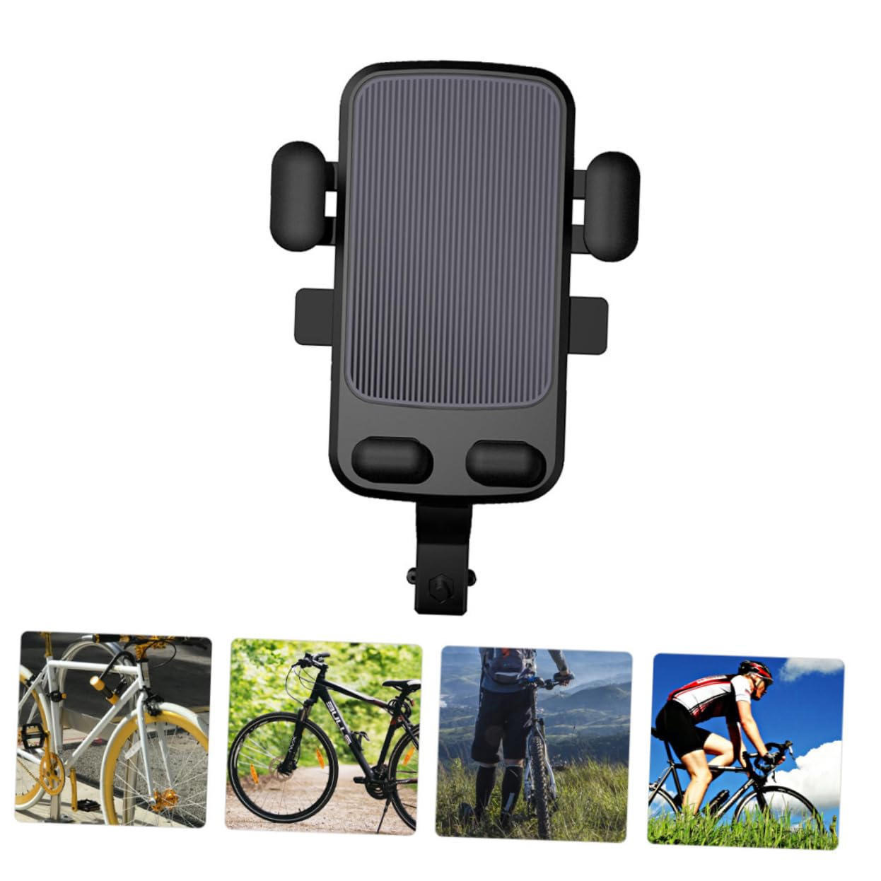 Gatuida 3pezzi Supporto Smartphone Per Bicicletta e Porta Telefono Rotante e Installazione Facile Per Bici Ed Elettriche Compatibile Con Vari Modelli
