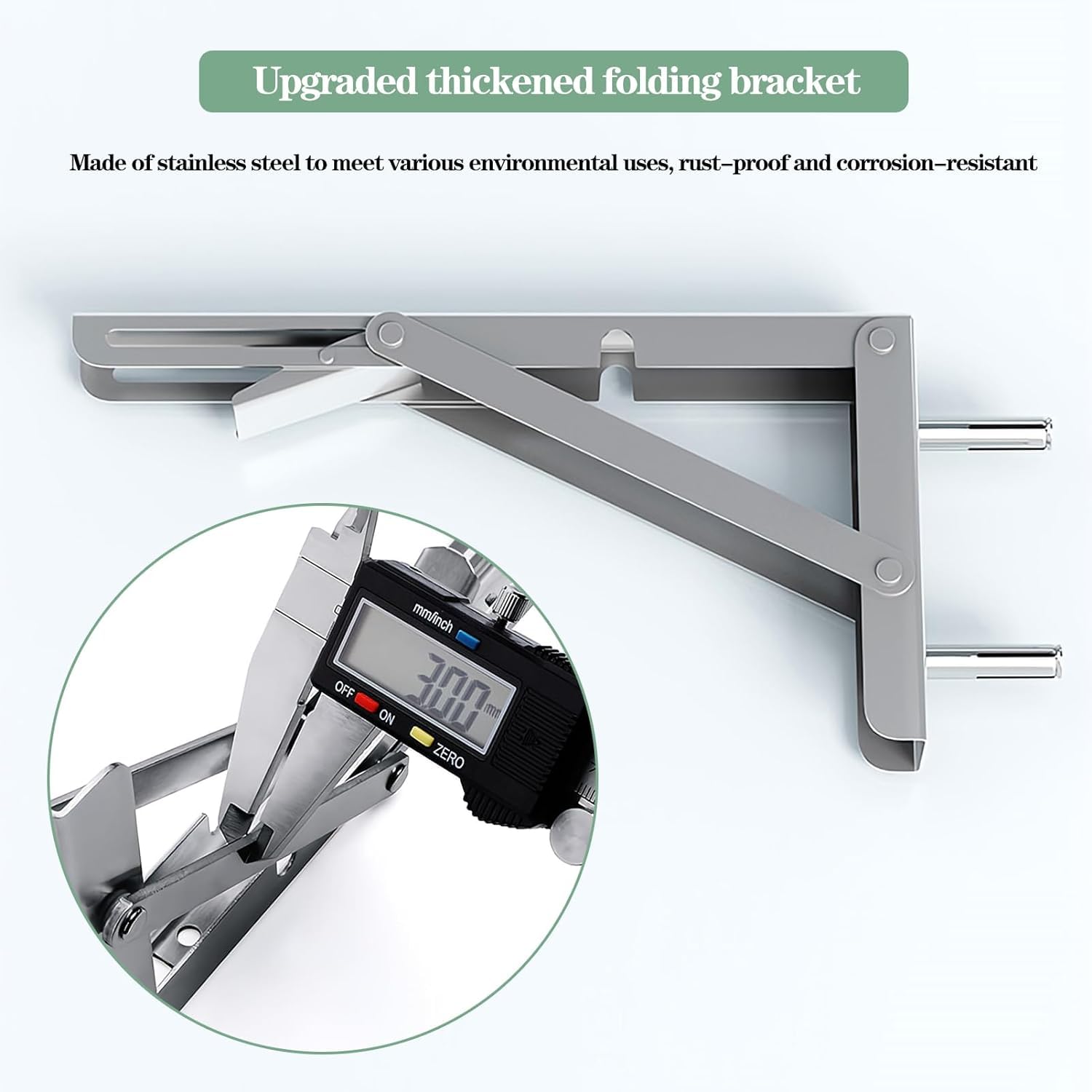 Amazon｜ランドリールーム用壁掛け折りたたみテーブル、金属ブラケット