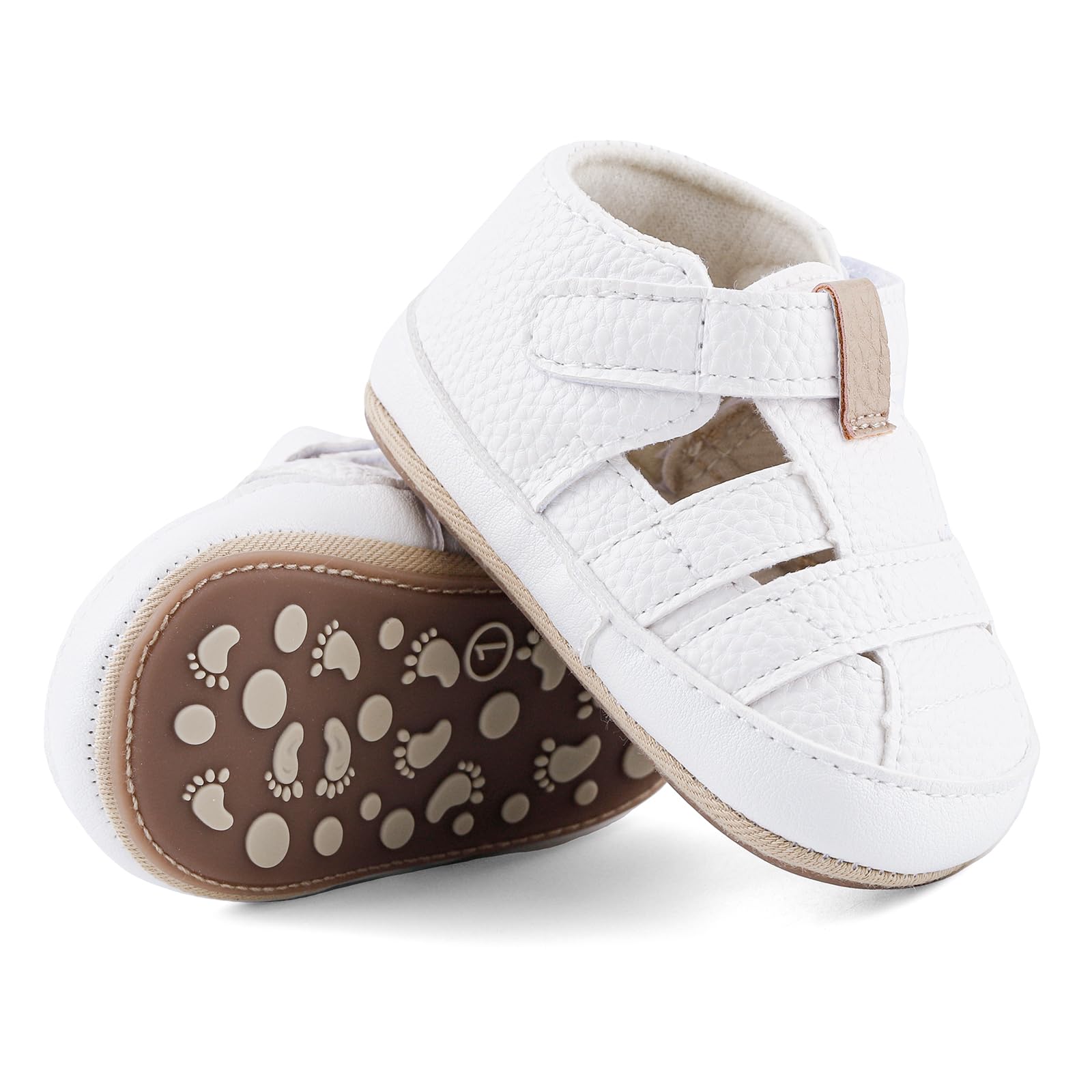 MASOCIO Sandali Neonato Estivi Scarpe Primi Passi Bimbo Gomma Antiscivolo