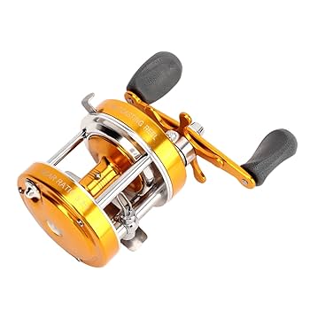 Amazon | fannay釣りリール、金属釣りリール (左手) ゴールド