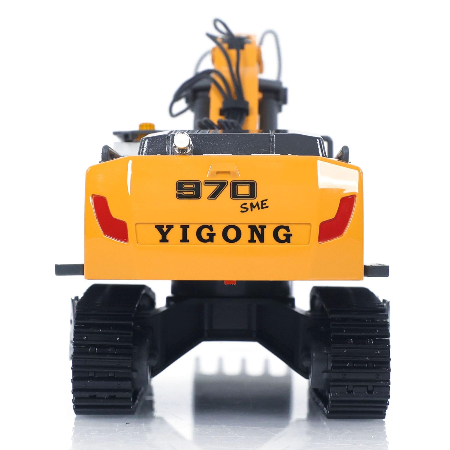 TOUCAN RC HOBBY 1/50 Elettrico RC Escavatore K970 Telecomando Digger Costruzione Auto Secchio Metallo Tracce Luci Suoni Modello Finito per Età 14+