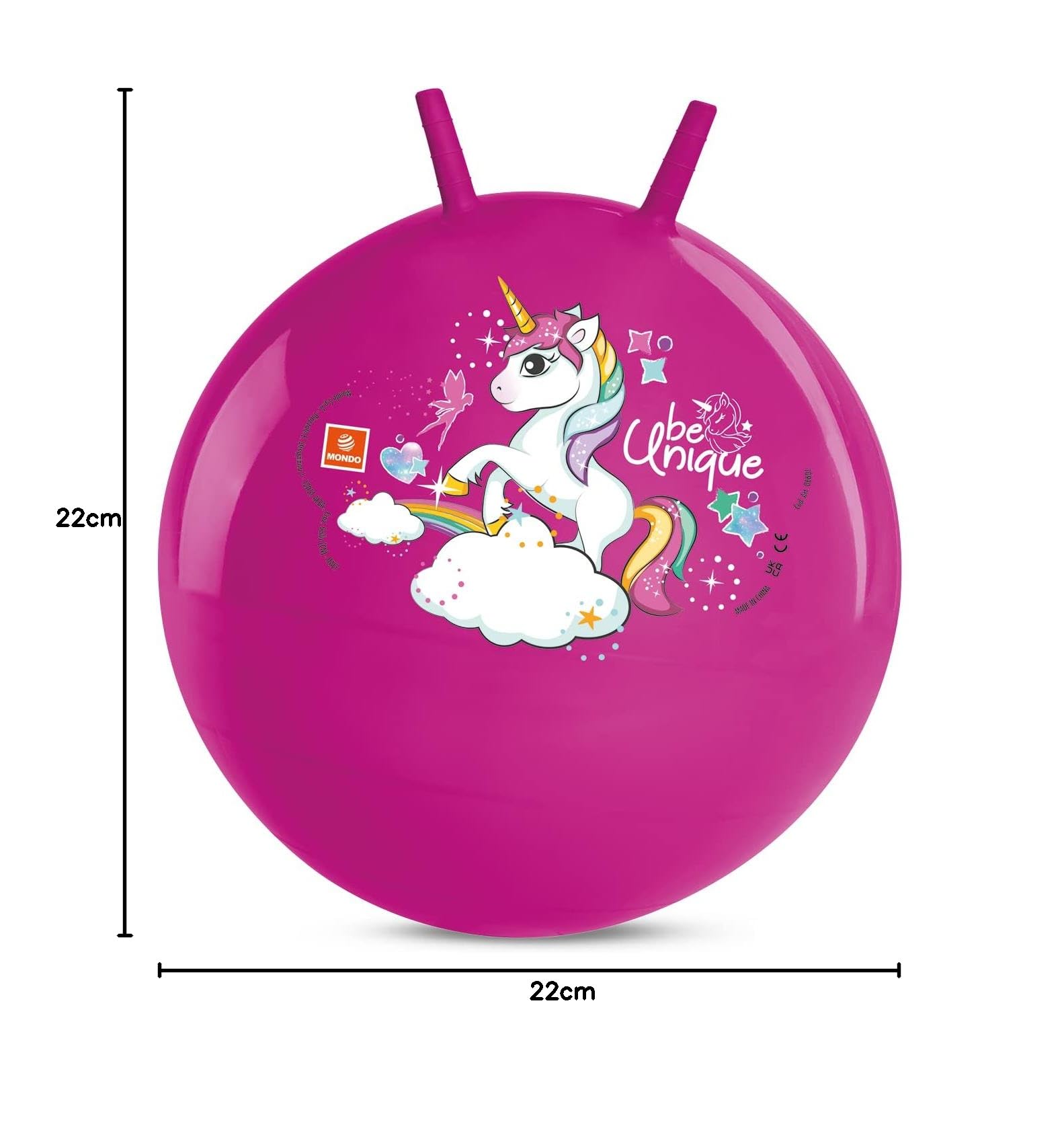 Mondo Toys - Kangaroo design Unicorn - Palla per Saltare bambino/ bambina - 06601
