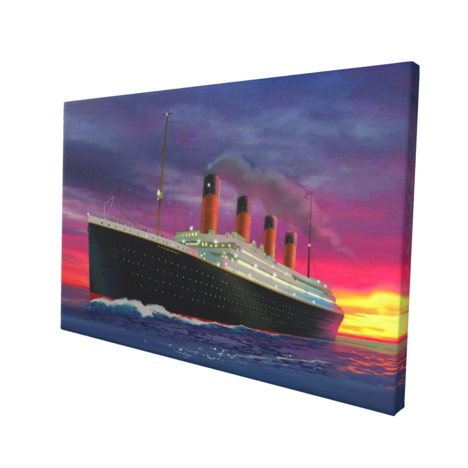 Amazon.co.jp: Titanic タイタニック 映画 絵画の壁掛け 絵画 パネルの