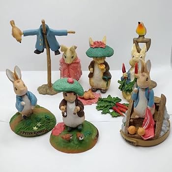 Amazon.co.jp: ピーターラビットフィギュアコレクション6種セットミニ
