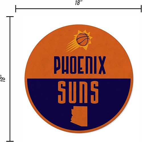 Miniatura 5 de Rico Industries Banderín de corte en forma de banderín de la NBA, decoración del hogar y la sala de estar, fieltro suave EZ para colgar