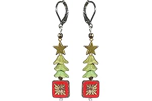 Celestial Sparkle: Czech Glass Star Drops