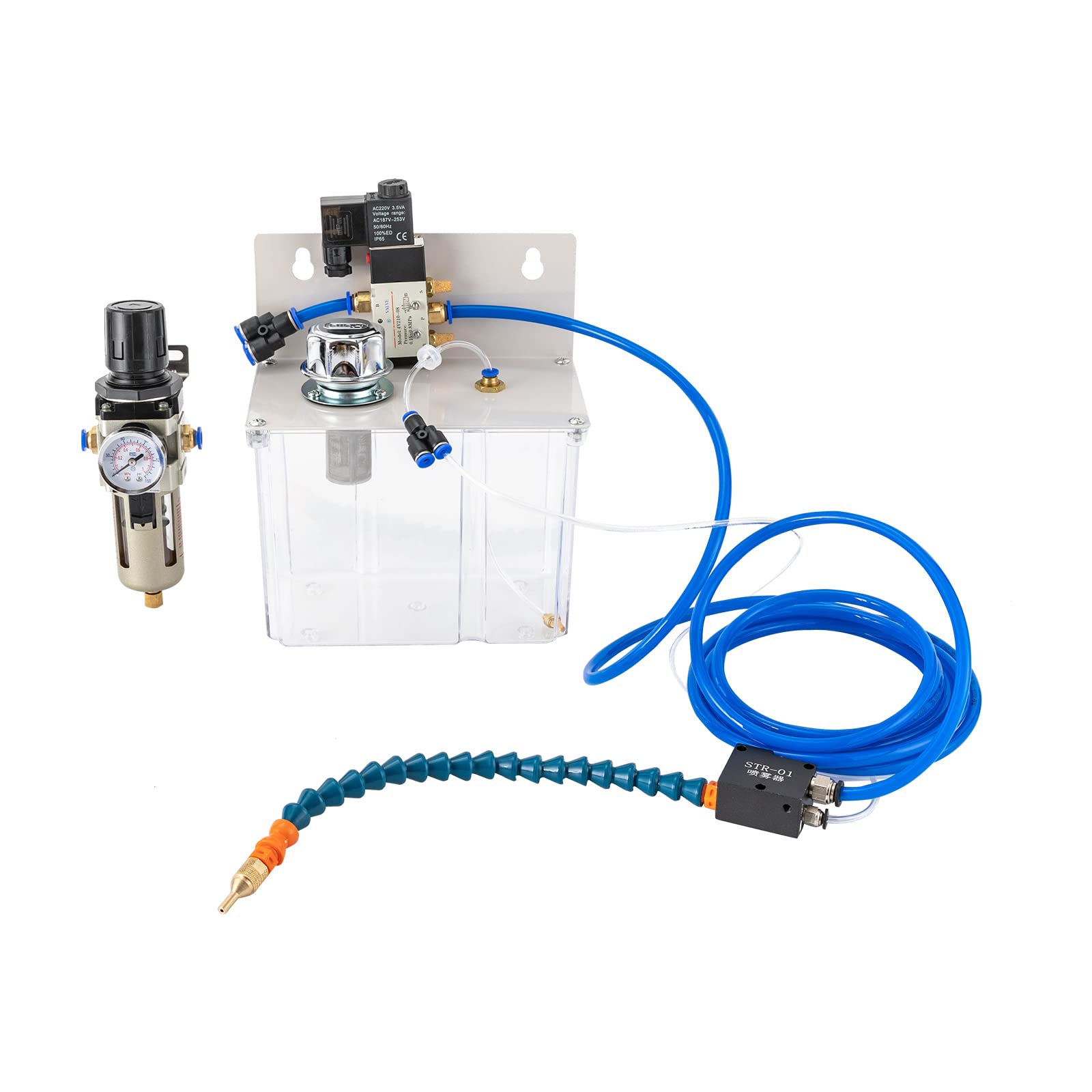 220-V-Kühl- und Schmiermittel-Sprühsystem, geeignet für CNC-Dreh- und Bohrmaschinen, Kühlmittelpumpe, Ölnebelsprüher.