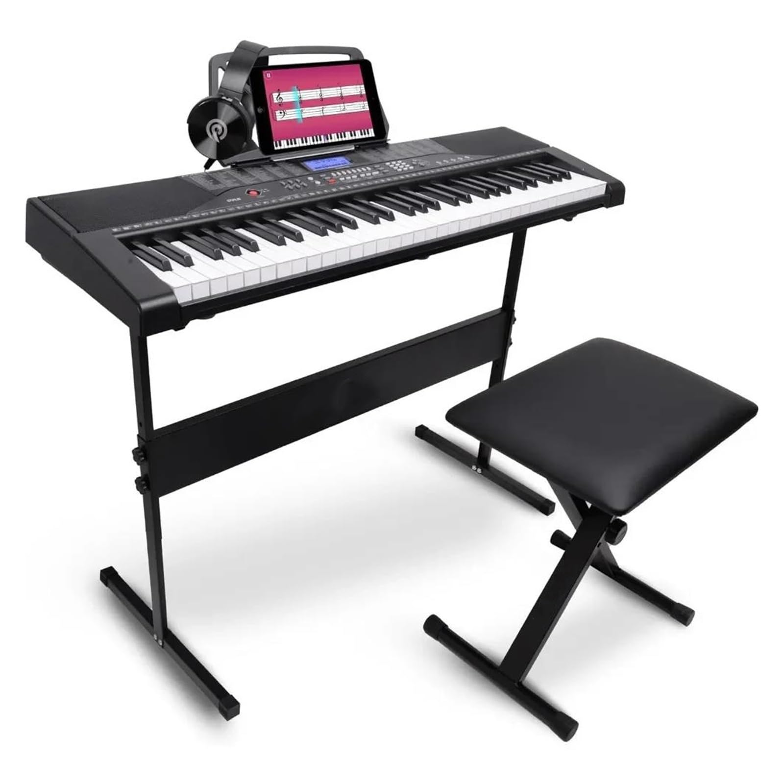 Pianoforte Elettrico A 61 Tasti Tbest - Con Microfono E Funzioni Multiple - Foto 4