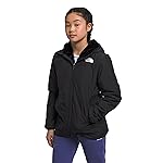 The North Face Girls' Reversible Mossbud Parka, TNF Black, Small