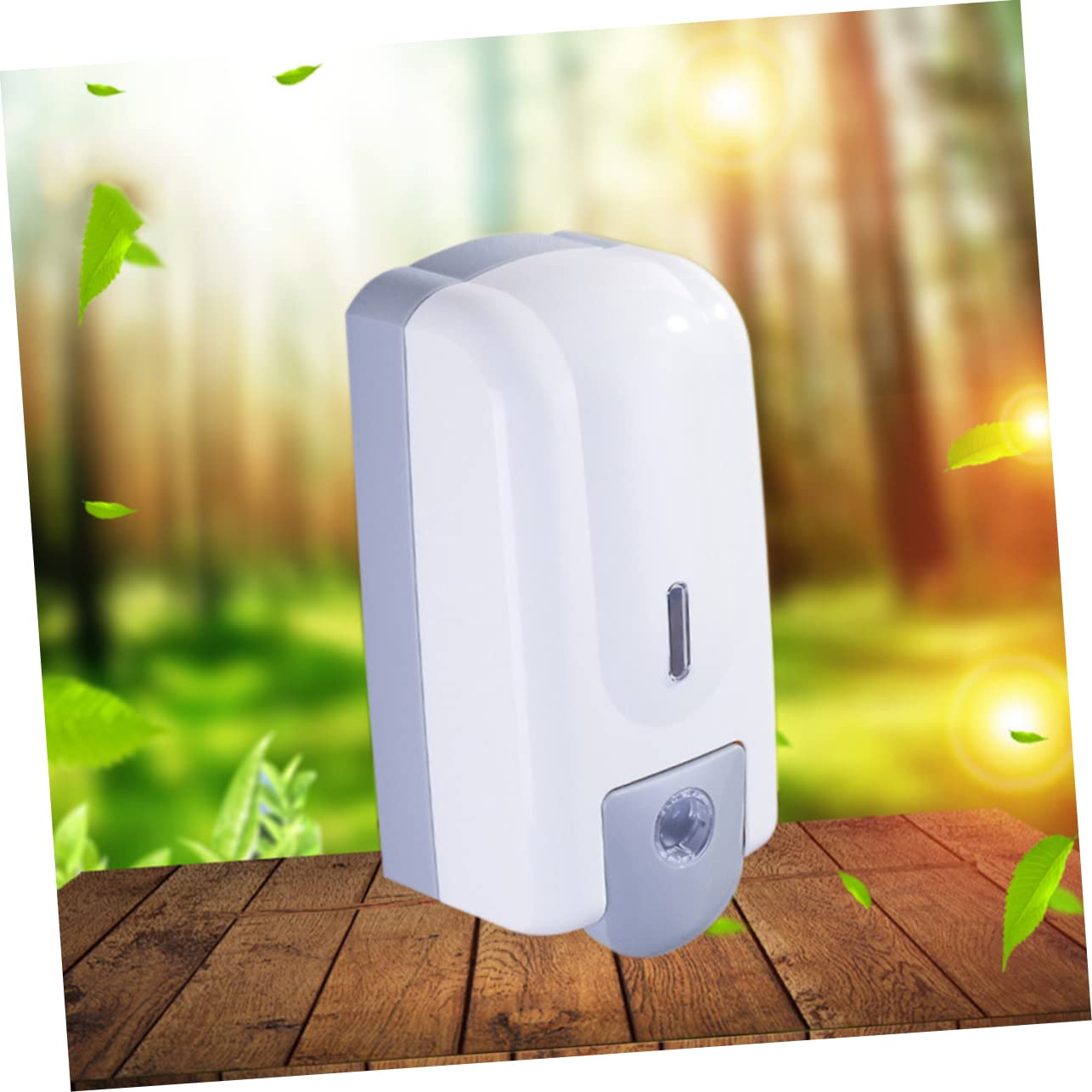 WOONEKY Contenitore Sapone Liquido da Parete Dispenser Sapone Manuale Vuoto Ricaricabile Distributore per Shampoo Balsamo Bagno Casa Hotel
