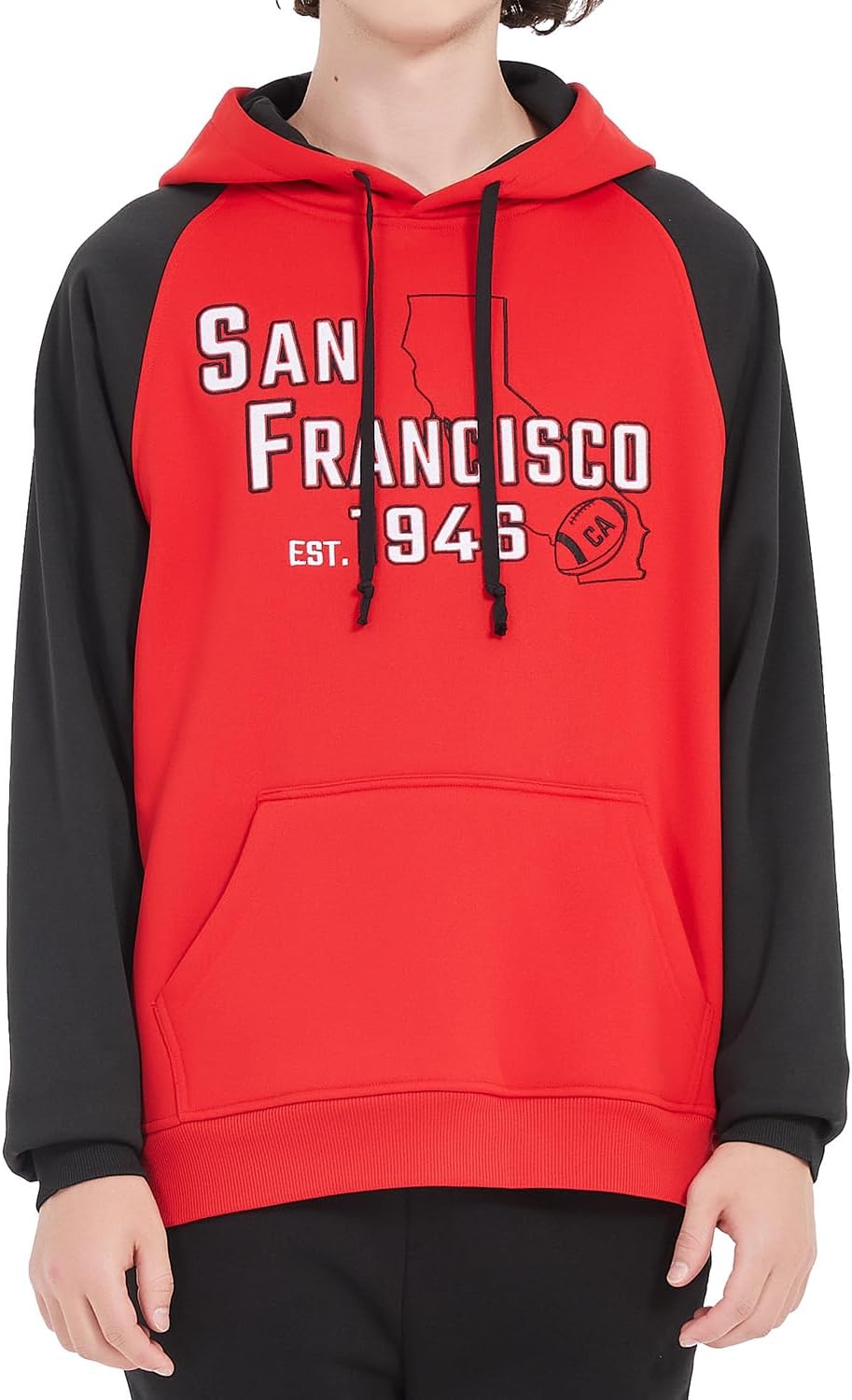 RZUO Men Women Unisex City Classic Football Embroidery Sweatshirt Jersey Apparel Pullover Hoodie