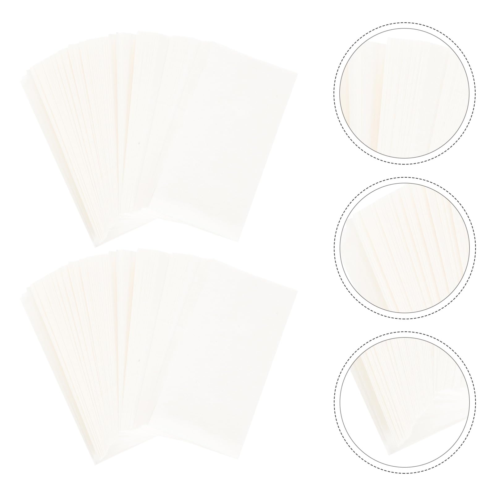 TOYANDONA 500piezas Papel Absorbente Práctico Para Mantenimiento De Instrumentos De Viento Limpieza Eficaz De Almohadillas De Saxofón y Flauta