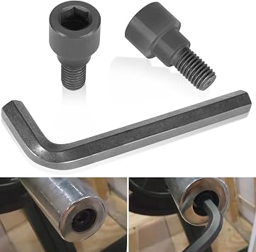 Bars Hex Bolts & 12mm Hex Allen L-Wrench Tool Perfect for Olympic Bars, Curl Bars, Tricep Bars, Dumbbell Bars