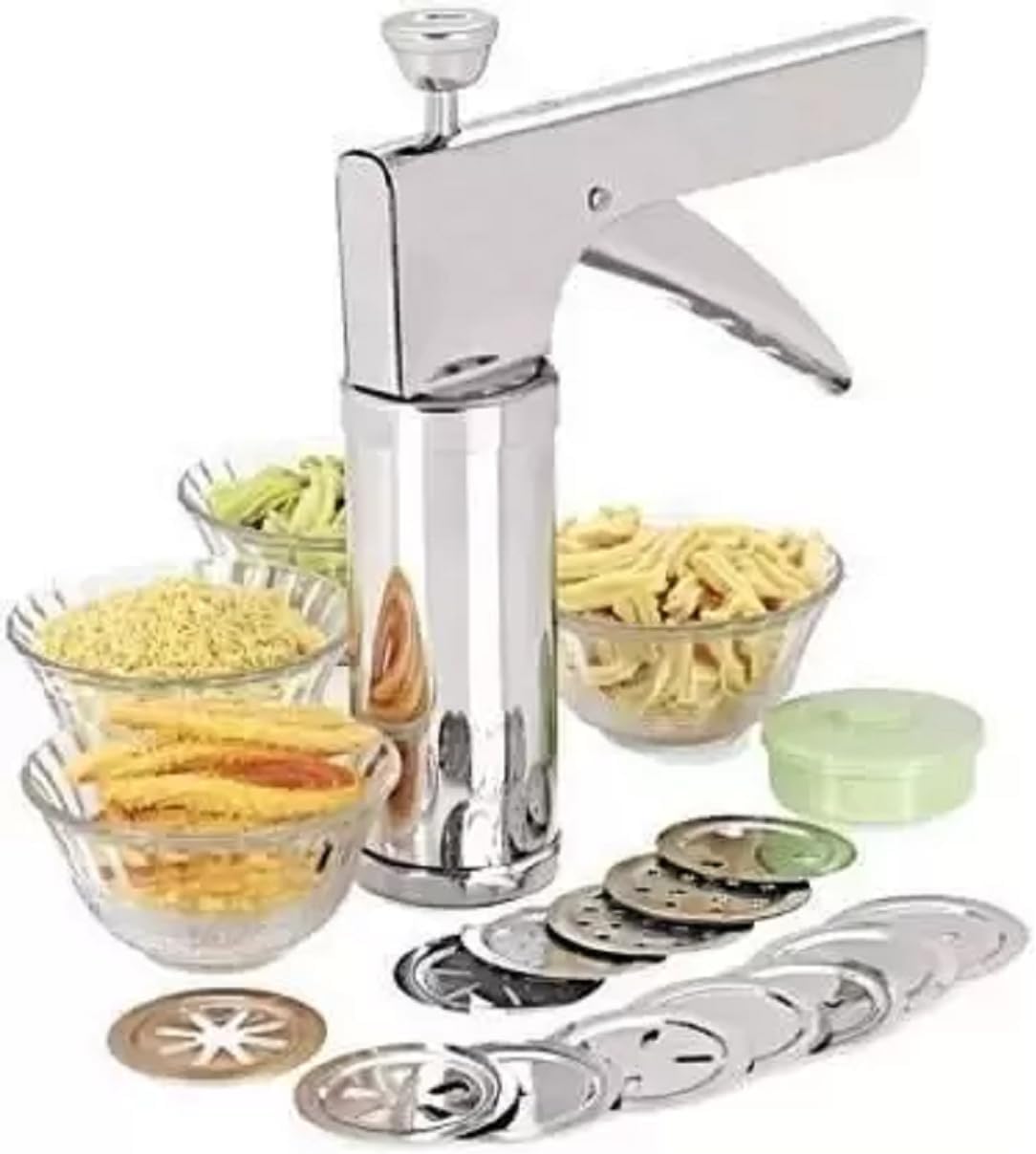 BIZOLO Multicolor Kitchen Press Masher Disc Set