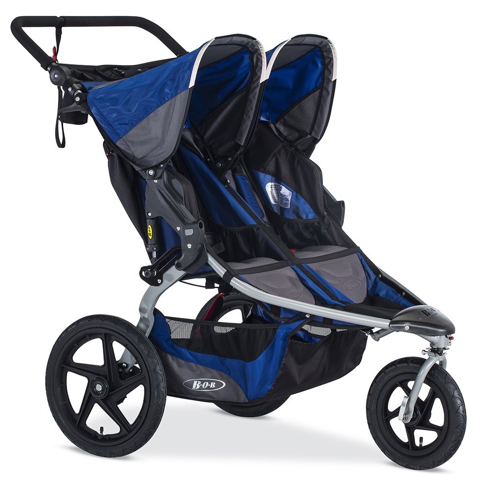 BOB Stroller Strides Fitness Duallie Jogging Stroller, Blue Baby Products