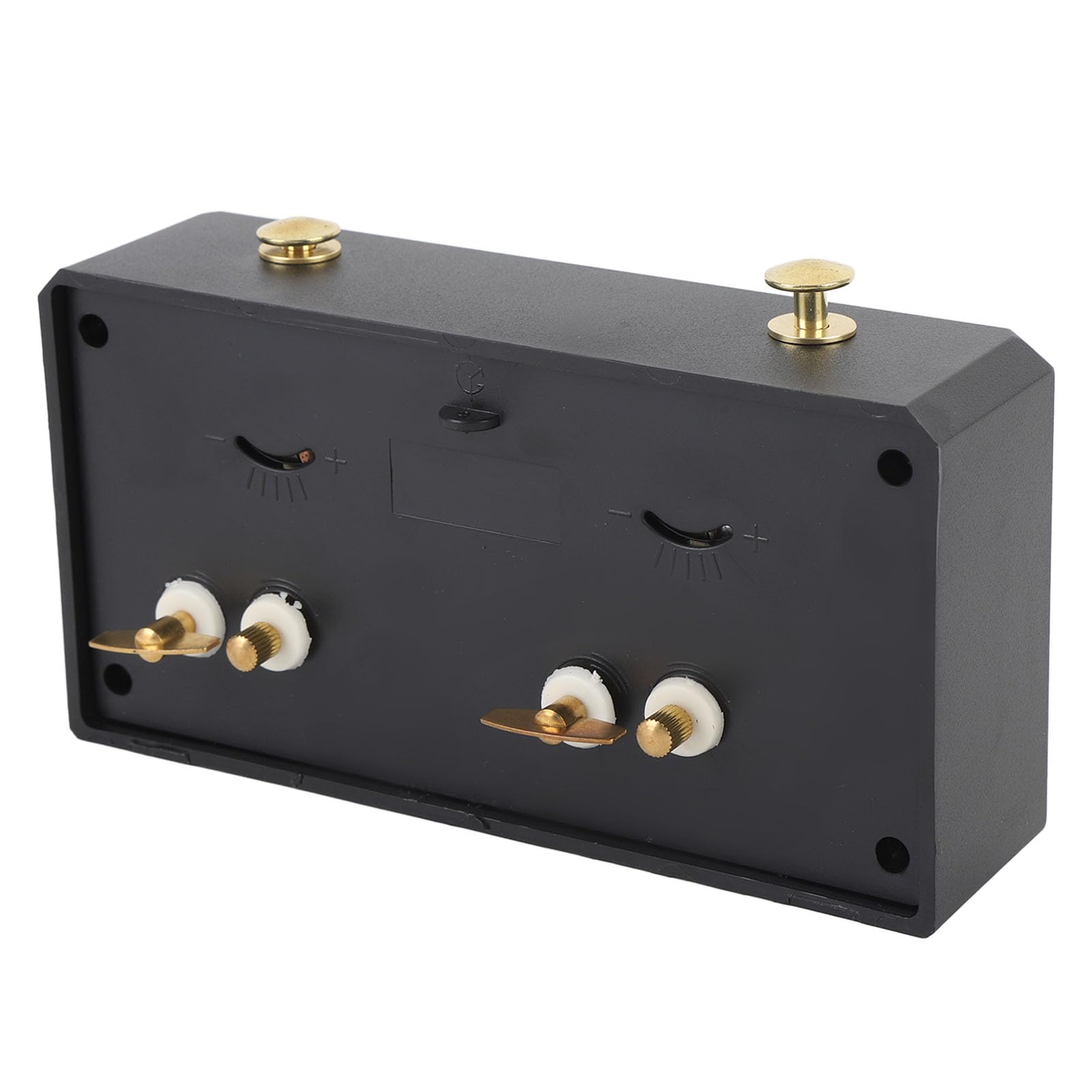 Mechanische Schachuhr Vintage Analog Wind -up -Schachtimer mit großen Zifferblättern für Weiqi -Wettbewerbe und Schachturniere ABS -Material (Schwarz)