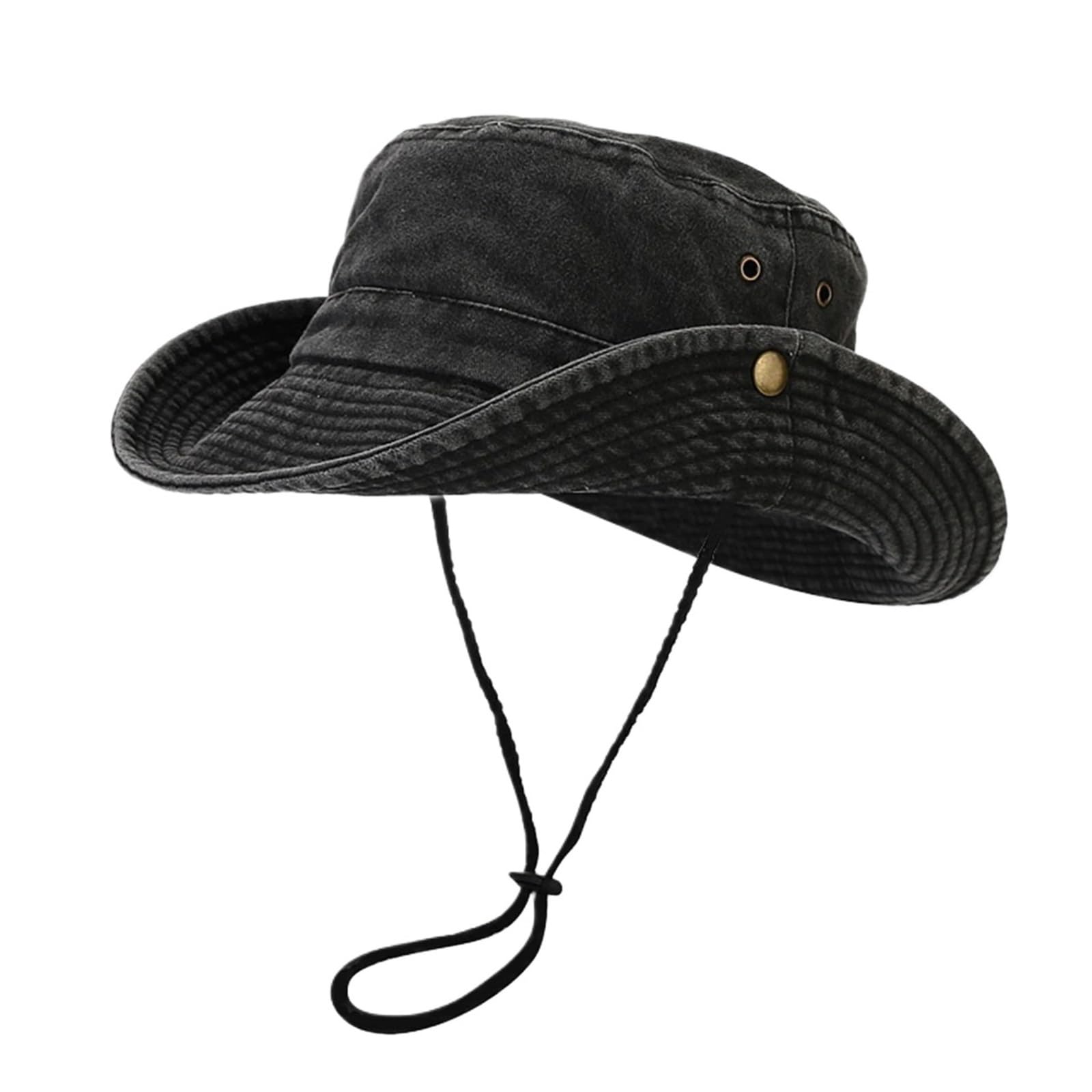 Nuovo Cappello da Pesca con Protezione Solare, Estivo, Traspirante, in Rete, for Campeggio, Escursioni, Anti-UV, Cappello da Sole, Alpinismo, Cappello da Cowboy da Uomo
