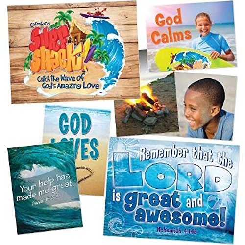 Vacation Bible School (VBS) 2016 Surf Shack Decorating Poster Pak ...