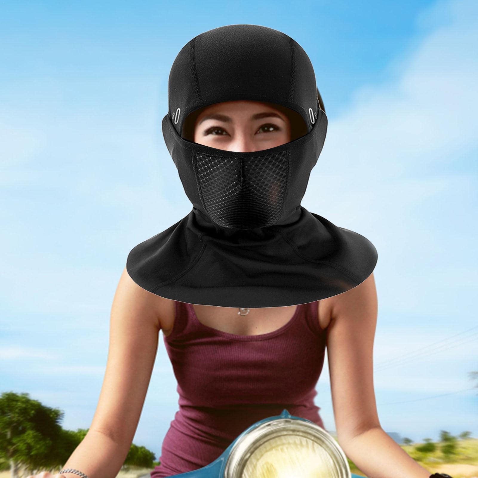 Maschera Viso Termica Balaclava Termica Antivento - Per Sci, Moto - Foto 10